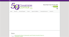 Desktop Screenshot of chartierscenter.org